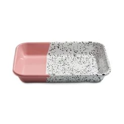 Kapka Kochware Farbe Pop Emaille Rösten Und Servieren Dish Pink