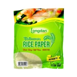 Longdan Zutaten Vietnamesisch Sommer Roll Reis Papier