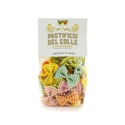 Pastificio Del Colle Regenbogen Gestreifte Farfalle 250g