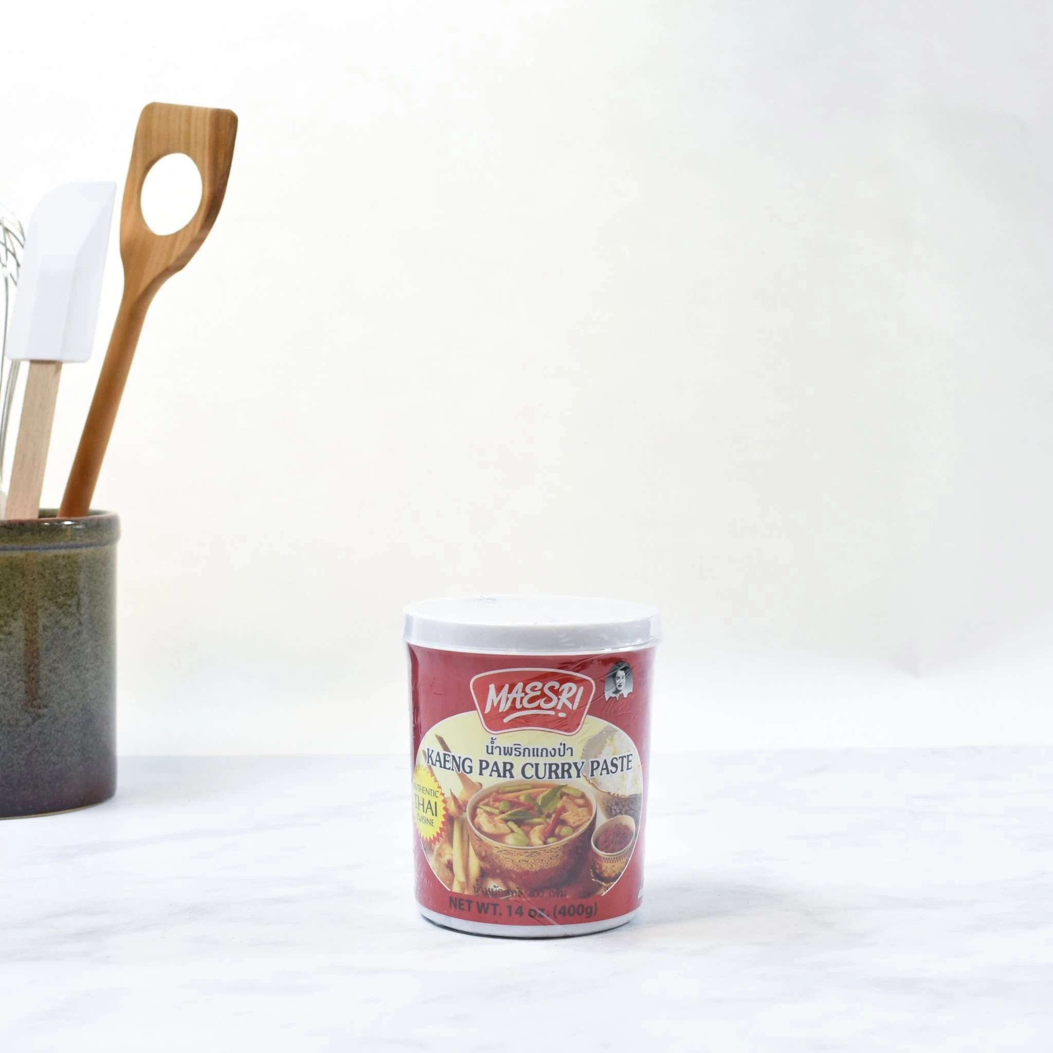 Zutaten Mae Sri Thai Jungle Curry Paste - Kaeng Par 400g 2 Zutaten Mae Sri Thai Jungle Curry Paste - Kaeng Par 400g – Bild 2