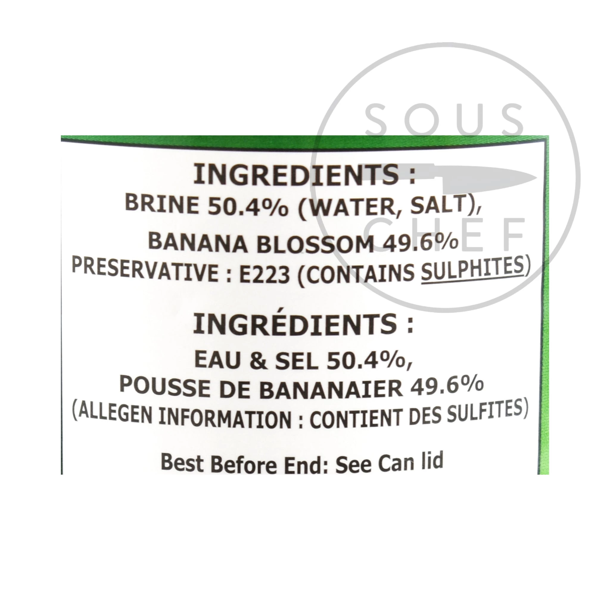 Lamthong Banana Blossom 565g Zutaten 3 Lamthong Banana Blossom 565g Zutaten – Bild 3