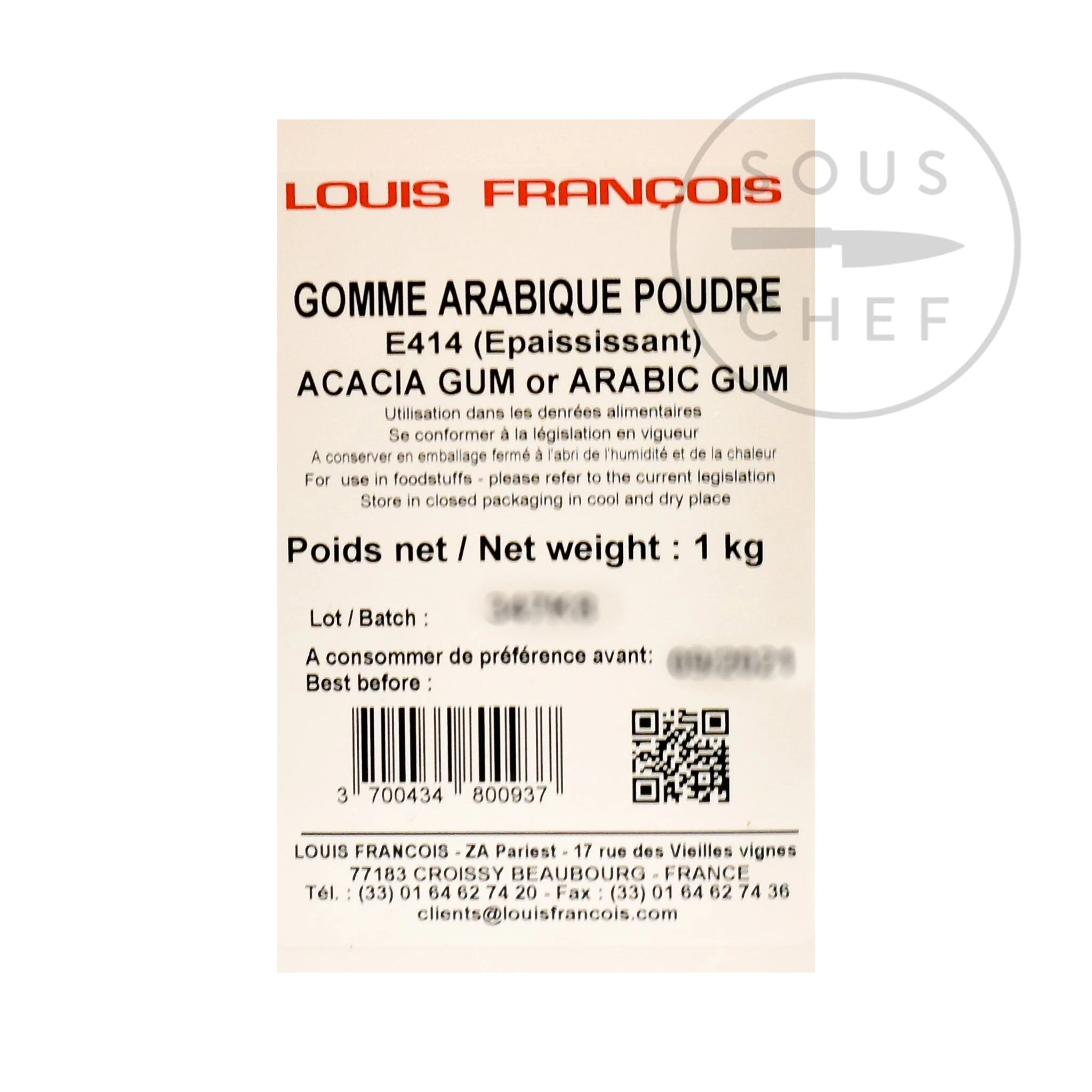 Louis Francois Gum Arabisch 1 Kg 2 Louis Francois Gum Arabisch 1 Kg – Bild 2