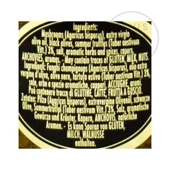 Marini Azzolini Getrüffelte Sauce Mit Oliven & Amp; Sardellen 80g Zutaten 5 Marini Azzolini Getrüffelte Sauce Mit Oliven & Amp; Sardellen 80g Zutaten -Deutschland Küchenwaren Verkäufe MT0001 TasteOfTruffleWithMushrooms Almonds 2