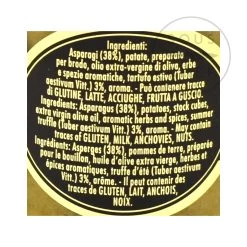 Marini Azzolini Spargel Und Trüffelpüree 180g Zutaten 7 Marini Azzolini Spargel Und Trüffelpüree 180g Zutaten -Deutschland Küchenwaren Verkäufe MT0011 Asparagus and Truffle Puree nutrition