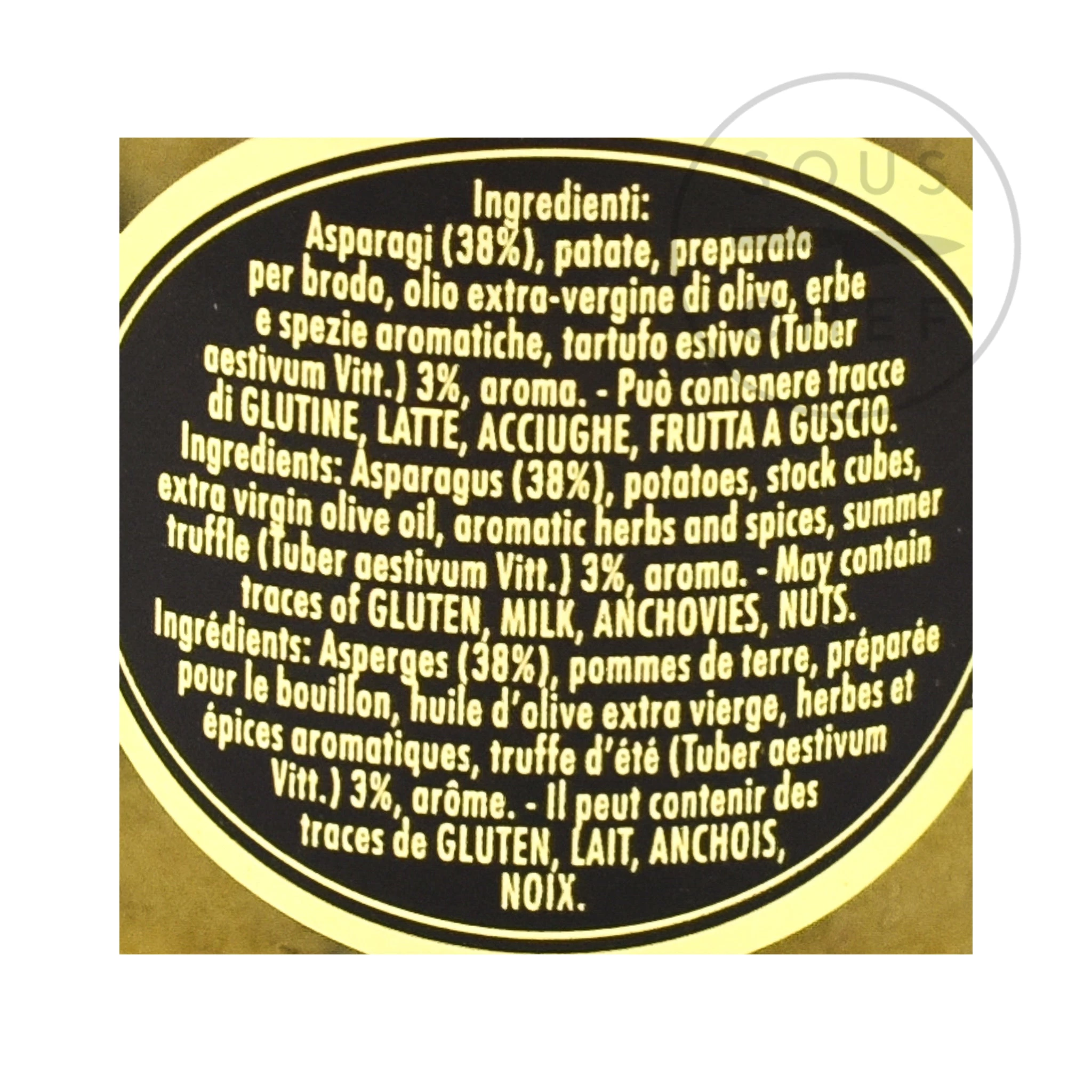 Marini Azzolini Spargel Und Trüffelpüree 180g Zutaten 4 Marini Azzolini Spargel Und Trüffelpüree 180g Zutaten – Bild 4