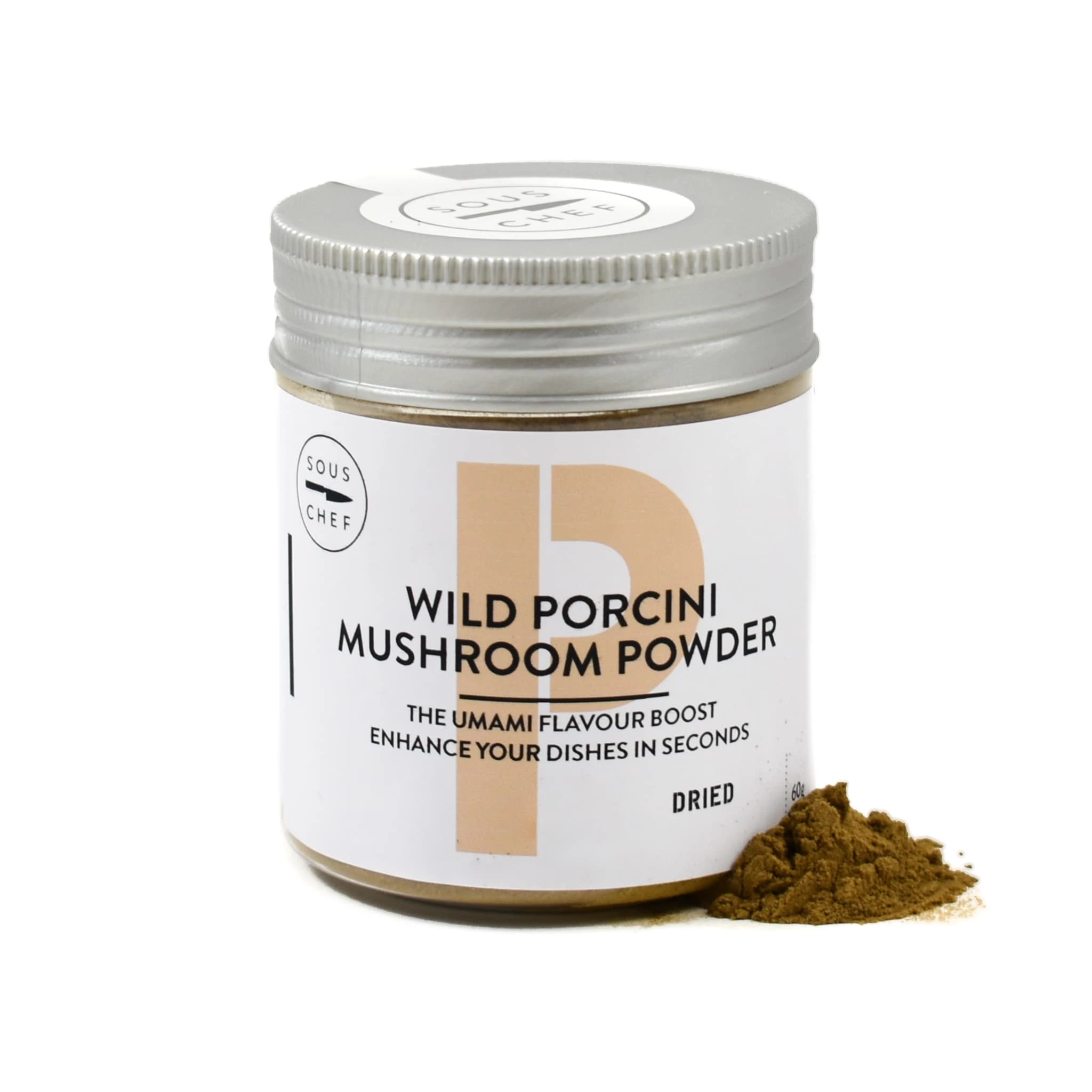 Sous Chef Pilz & Amp; Trüffel Wild Porcini Pilz Pulver 60g 1 Sous Chef Pilz & Amp; Trüffel Wild Porcini Pilz Pulver 60g