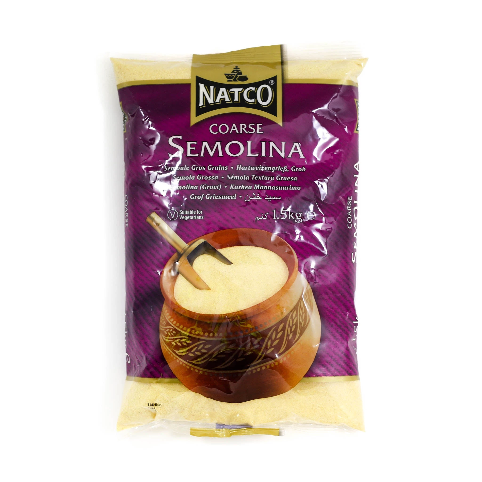 Natco Groesse Semolina 1,5 Kg Inhaltsstoffe 1 Natco Groesse Semolina 1,5 Kg Inhaltsstoffe