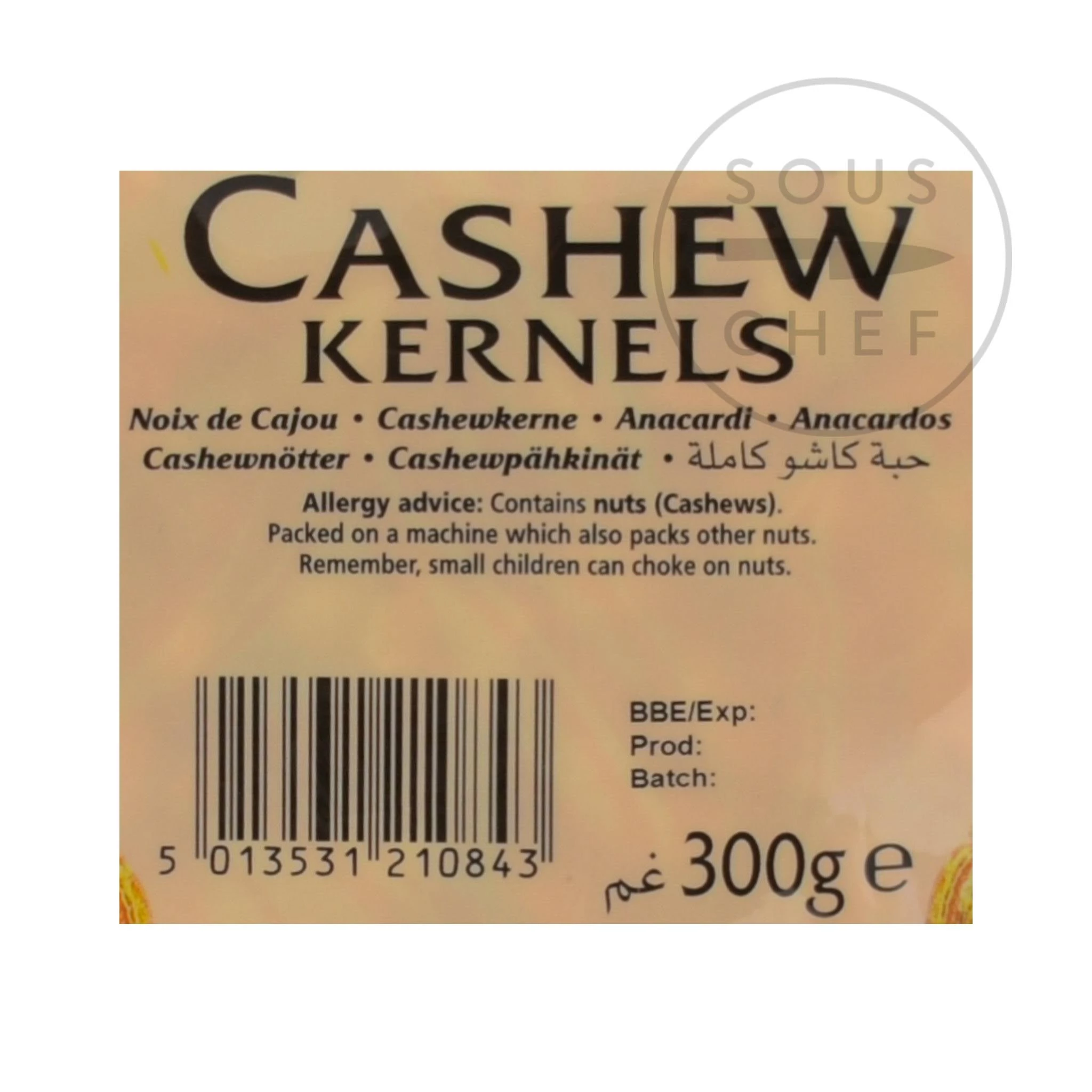 Zutaten Natco Cashews 300g 2 Zutaten Natco Cashews 300g – Bild 2