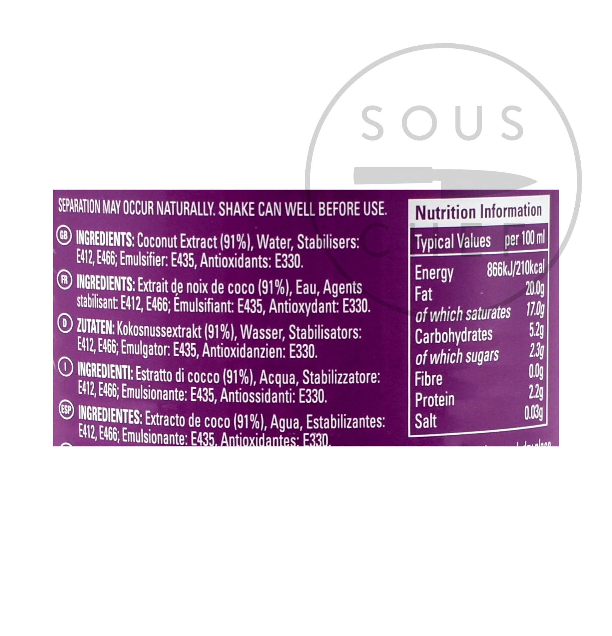 Natco Extra Reiche Kokosnusscreme 400g 2 Natco Extra Reiche Kokosnusscreme 400g – Bild 2