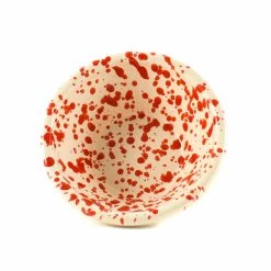 Puglia Handmade Puglia Handgefertigte Puglia Roter Splatter Schale 12cm Geschirr 5 Puglia Handmade Puglia Handgefertigte Puglia Roter Splatter Schale 12cm Geschirr -Deutschland Küchenwaren Verkäufe NC0044 PugliaRedSplatterBowl12cm var2