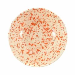 Puglia Handmade Apulien Handgefertigte Apulien Orange Splatter Große Salatschale 28cm 7 Puglia Handmade Apulien Handgefertigte Apulien Orange Splatter Große Salatschale 28cm -Deutschland Küchenwaren Verkäufe NC0056 PugliaOrangeSplatterLargeSaladBowl28cm