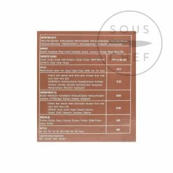 Zutaten Neuhaus "Carré Origin" Dunkle Schokolade (Vegan) 200g -Deutschland Küchenwaren Verkäufe NE0008 Neuhaus CarreOrigin DarkChocolate Vegan 200g nutrition