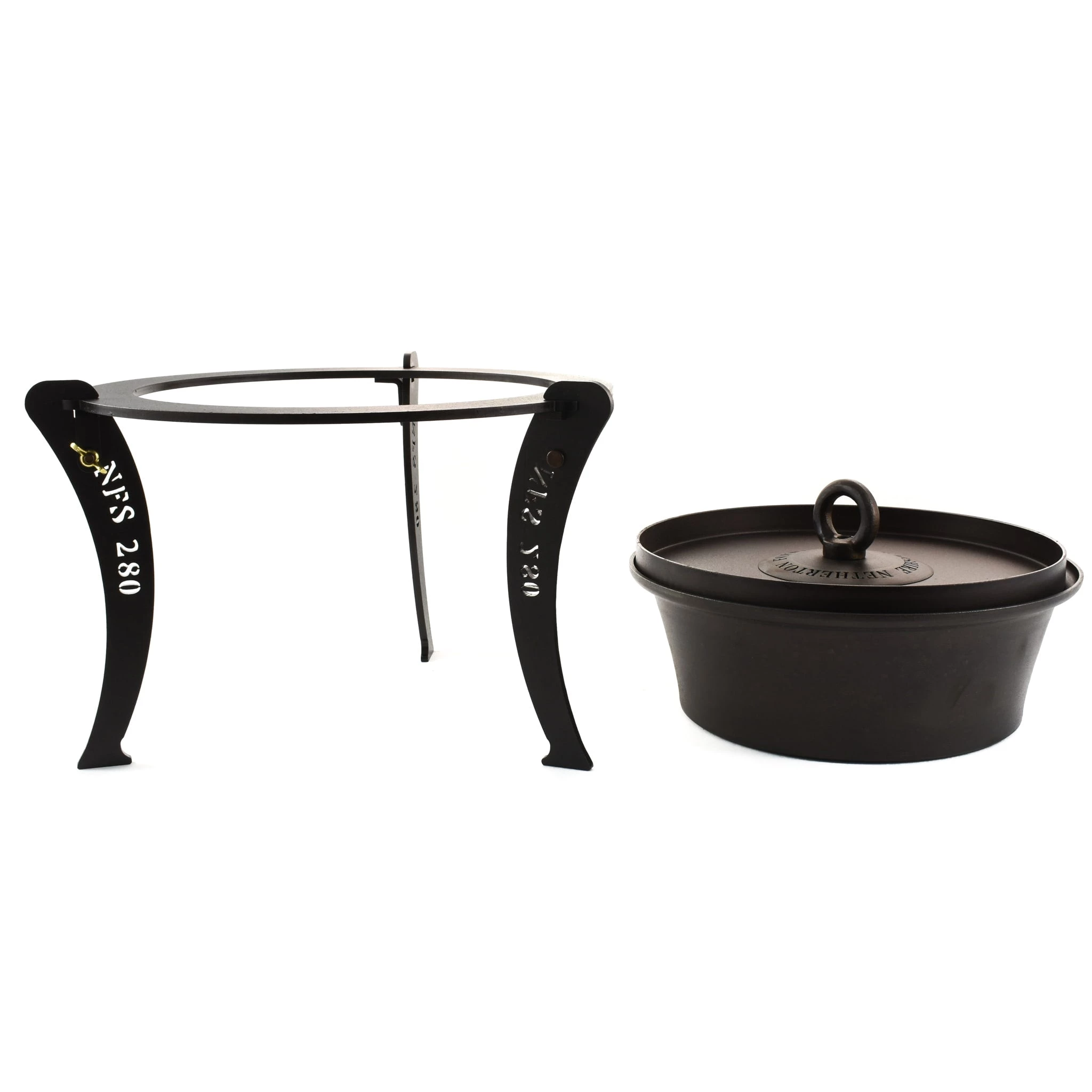 Netherton Foundry Netherton Gießerei Holländischen Ofen Mit Heißer Kohle Deckel Und Stand 1 Netherton Foundry Netherton Gießerei Holländischen Ofen Mit Heißer Kohle Deckel Und Stand