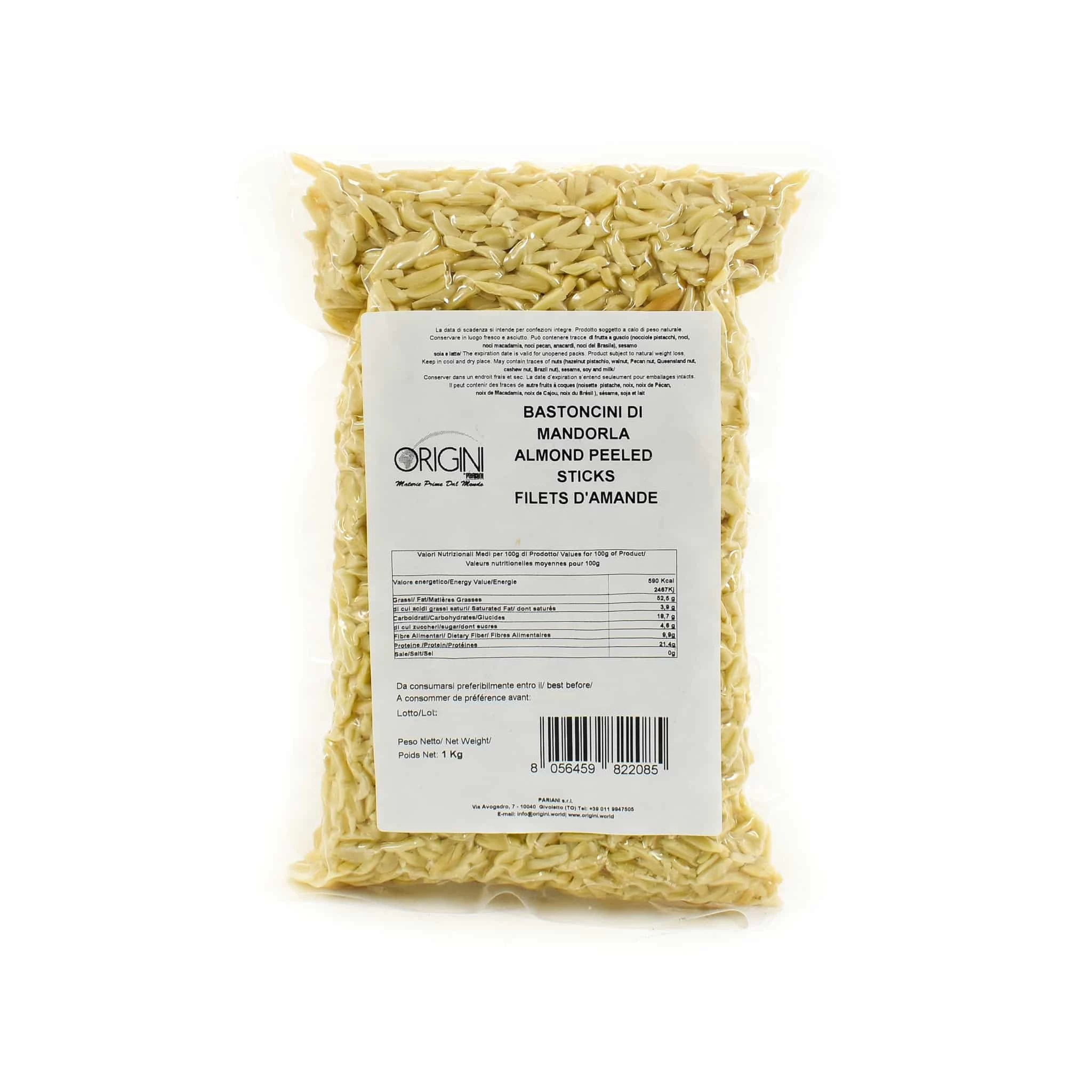 Pariani Mandel Geschält - Stock 1kg 1 Pariani Mandel Geschält - Stock 1kg