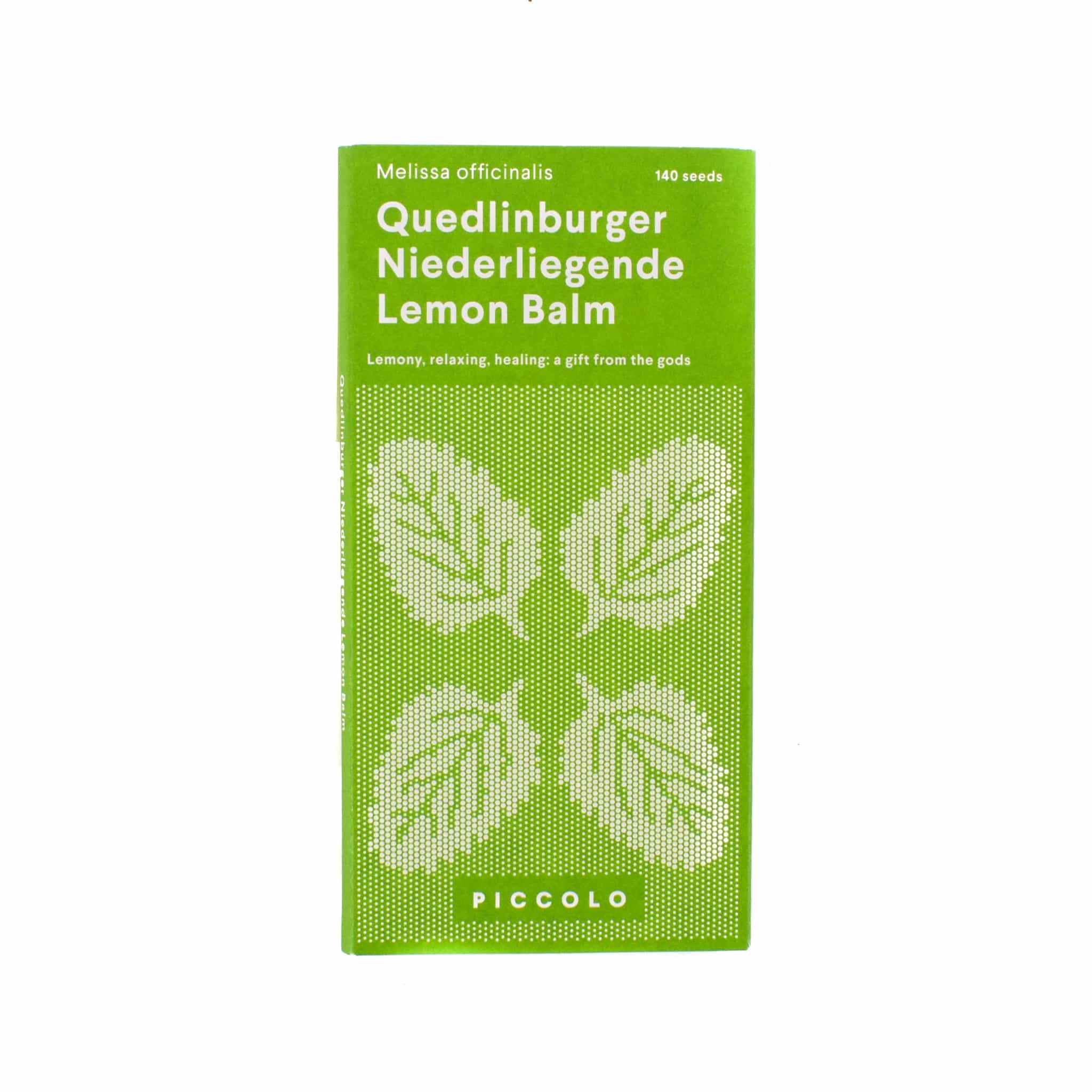 Inhaltsstoffe Von Piccolo Lemon Balm Seeds 1 Inhaltsstoffe Von Piccolo Lemon Balm Seeds