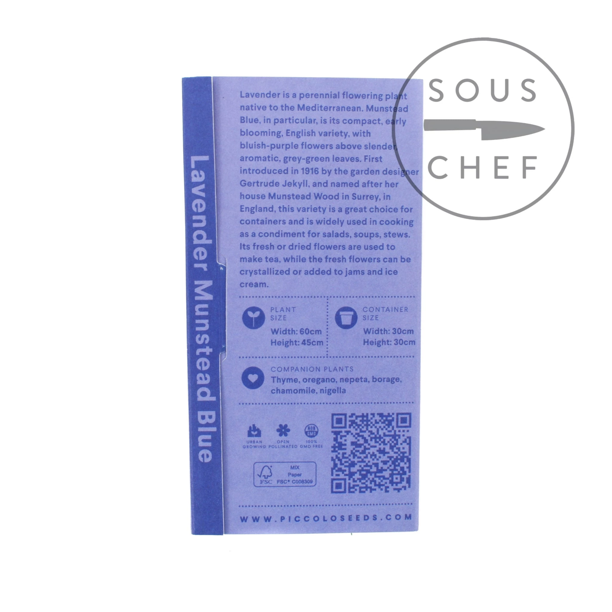 Piccolo Munstead Blue Lavender Essbare Blütensamen Zutaten 2 Piccolo Munstead Blue Lavender Essbare Blütensamen Zutaten – Bild 2