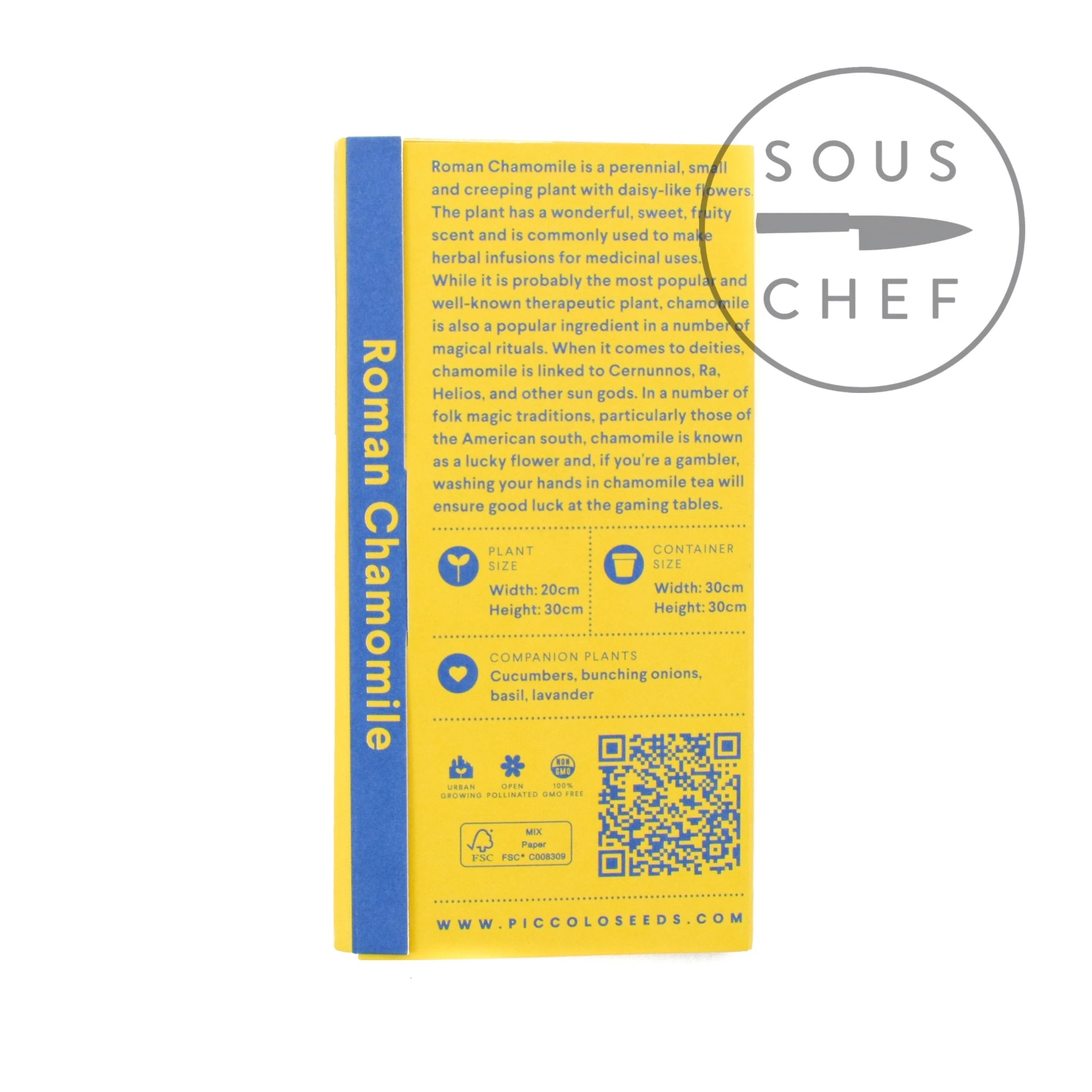 Inhaltsstoffe Von Piccolo Roman Chamolile Seeds 2 Inhaltsstoffe Von Piccolo Roman Chamolile Seeds – Bild 2