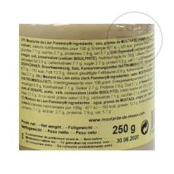 Pommery Extra Stark Senf 250g Zutaten -Deutschland Küchenwaren Verkäufe PP0008 PommeryExtraStrongMustard 1