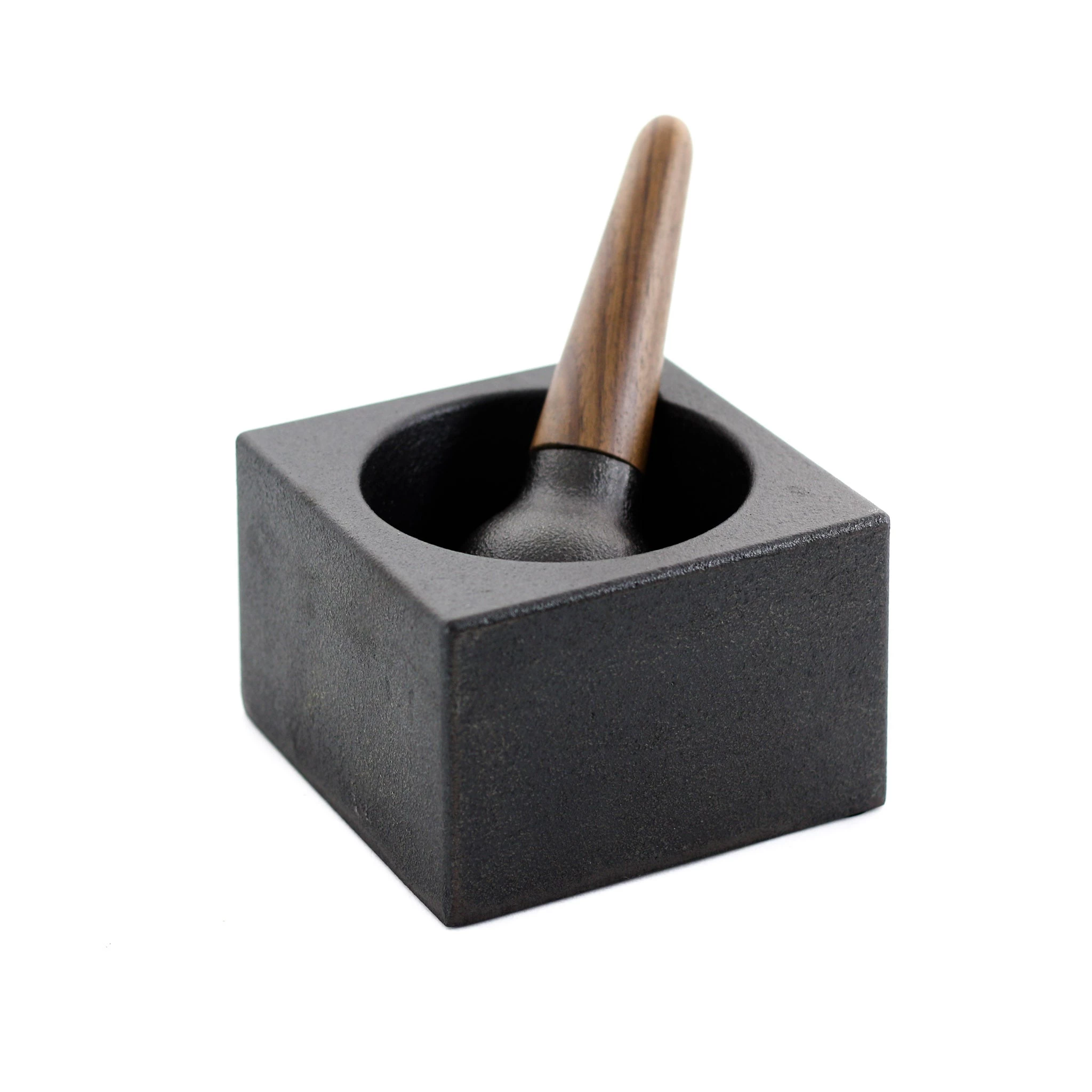 Cookware Skeppshult Zeitgenössisch Cast Iron & Walnuss Pestle & Mortar 1 Cookware Skeppshult Zeitgenössisch Cast Iron & Walnuss Pestle & Mortar