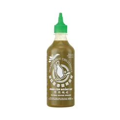 Flying Goose Fliegende Gänse Grün Sriracha 455ml