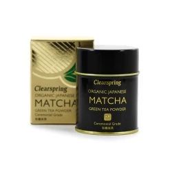 Clearspring Organic Matcha Tee Zeremonien Zinn 30g