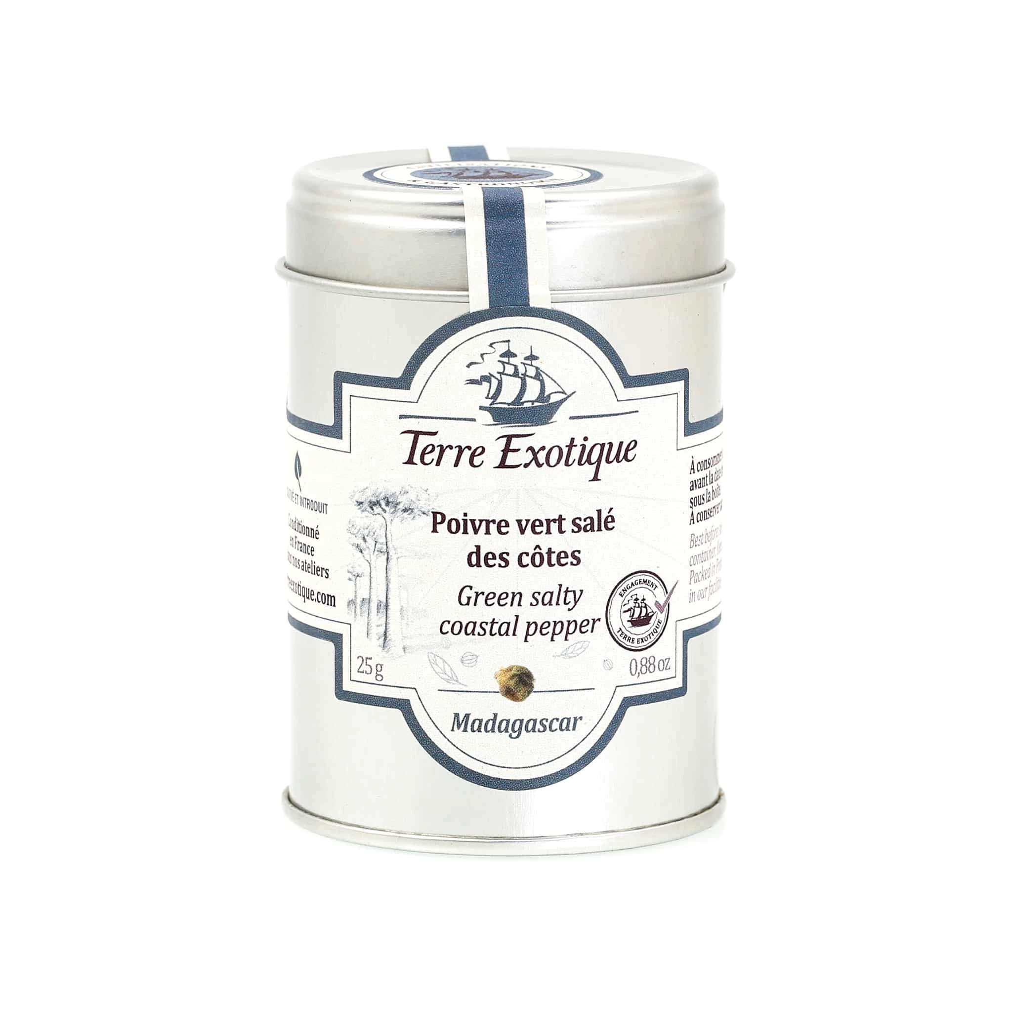 Terre Exotique Grün Salziger Küstenpfeffer 25g Zutaten 1 Terre Exotique Grün Salziger Küstenpfeffer 25g Zutaten