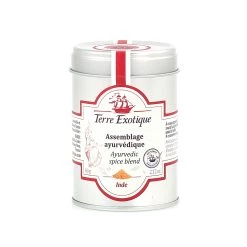 Terre Exotique Organic Ayurvedic Spice Blend 60g Zutaten