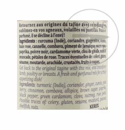 Terre Exotique Mrouzia Tajine Gewürzmischung 60g 5 Terre Exotique Mrouzia Tajine Gewürzmischung 60g -Deutschland Küchenwaren Verkäufe TE1028 TerreExotiqueMrouziaTajineSpiceBlend60g nutrition