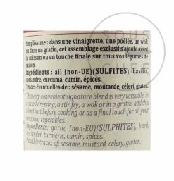 Terre Exotique Gemüse Würzen 60g 5 Terre Exotique Gemüse Würzen 60g -Deutschland Küchenwaren Verkäufe TE1032 TerreExotiqueVegetablesSeasoning60g nutrition