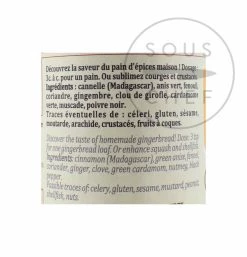 Terre Exotique Lebkuchen Gewürzmischung 60g -Deutschland Küchenwaren Verkäufe TE1034 TerreExotiqueGingerbreadSpiceBlend60g nutrition