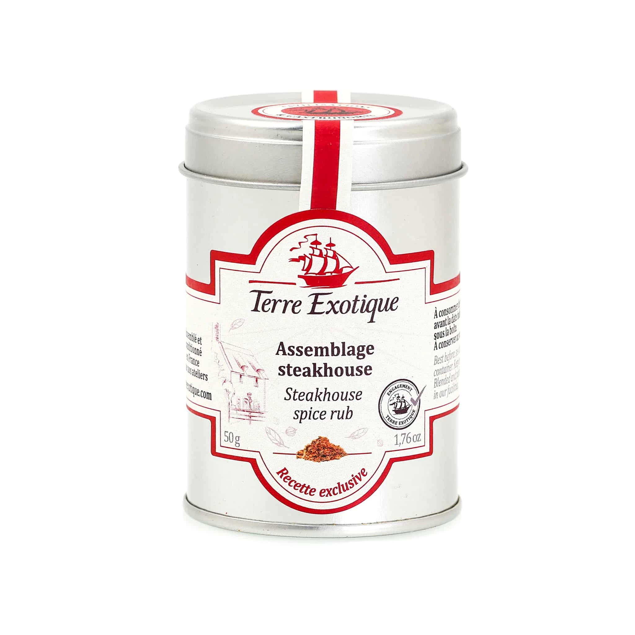 Terre Exotique Steakhouse Spice Rub 50g Zutaten 1 Terre Exotique Steakhouse Spice Rub 50g Zutaten