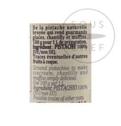 Terre Exotique Pistachio Einfügen 100g 7 Terre Exotique Pistachio Einfügen 100g -Deutschland Küchenwaren Verkäufe TE1083 TerreExotiquePistachioPaste100g nutrition