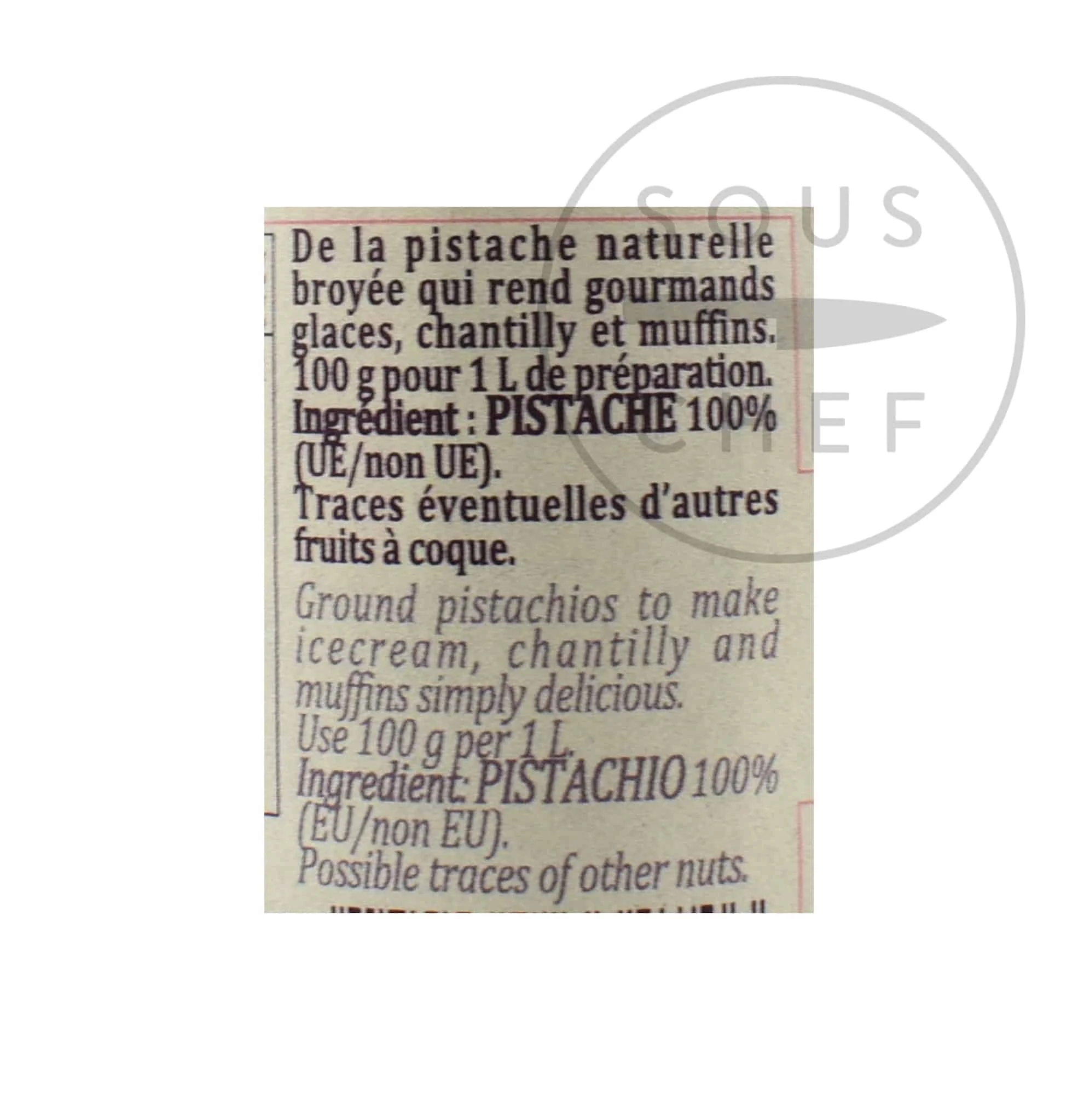 Terre Exotique Pistachio Einfügen 100g 4 Terre Exotique Pistachio Einfügen 100g – Bild 4