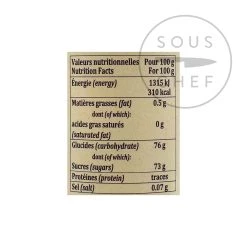 Inhaltsstoffe Terre Exotique Bio Agave Sirup 250ml -Deutschland Küchenwaren Verkäufe TE1093 TerreExotiqueOrganicAgaveSyrup250ml nutrition