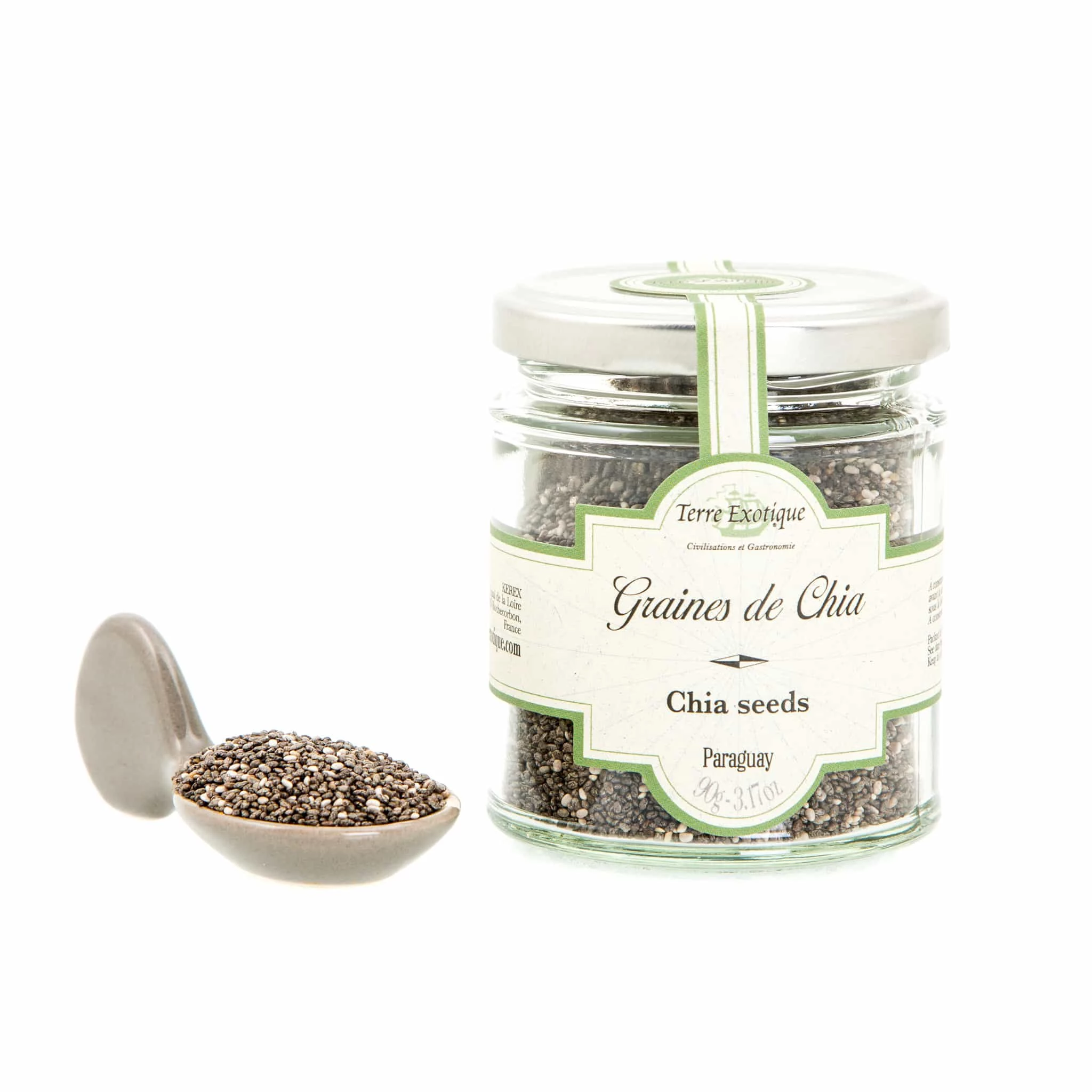 Terre Exotique Chia Seeds 90g 1 Terre Exotique Chia Seeds 90g