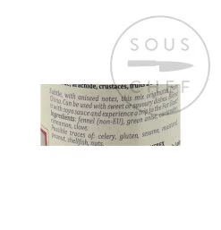 Terre Exotique Fünf Gewürzmischung 60g Zutaten 5 Terre Exotique Fünf Gewürzmischung 60g Zutaten -Deutschland Küchenwaren Verkäufe TE1134 TerreExotiqueFiveSpiceBlend60g nutrition