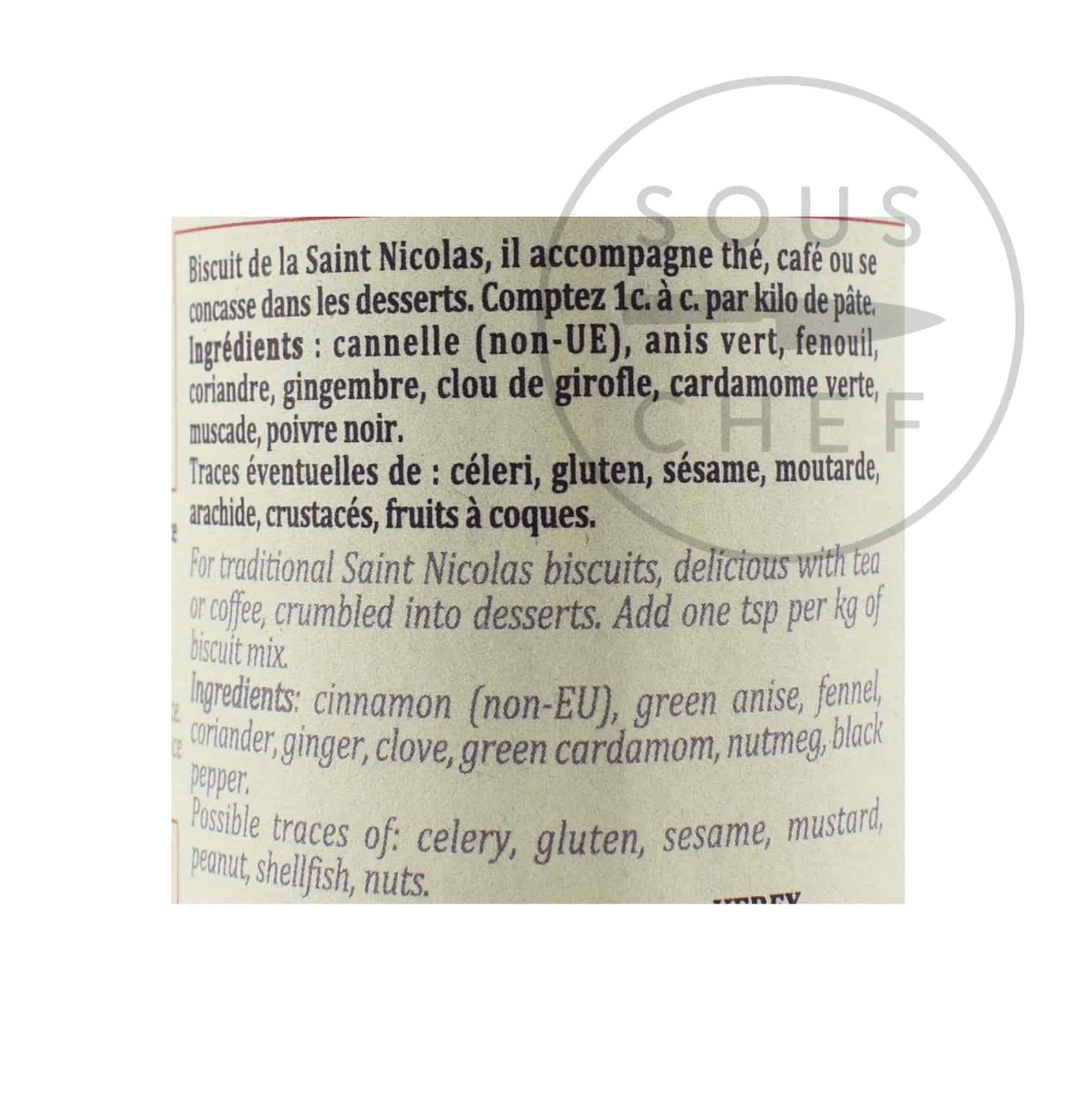 Terre Exotique Speculoos Gewürzmischung 60g 2 Terre Exotique Speculoos Gewürzmischung 60g – Bild 2