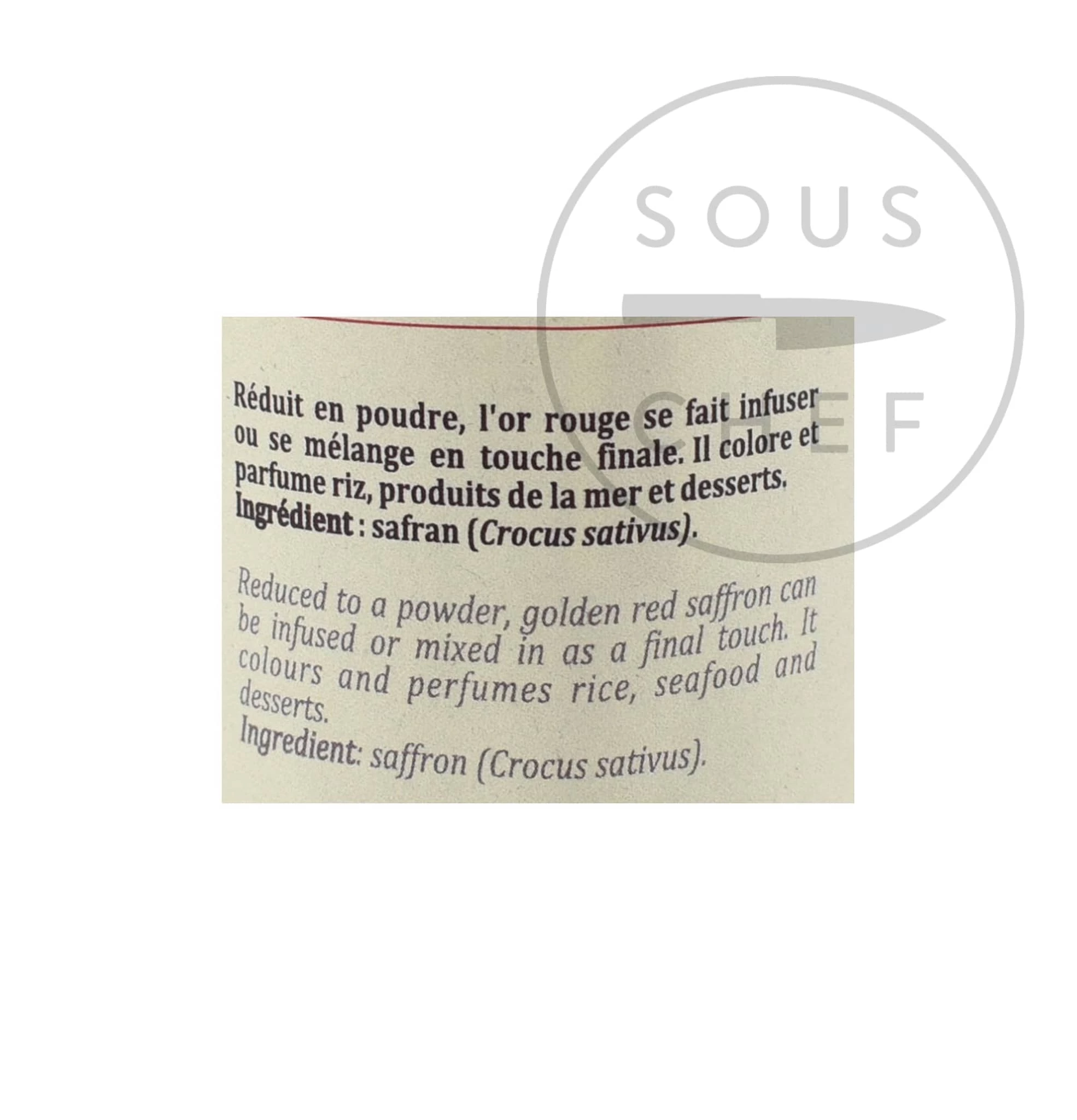 Terre Exotique Saffron Pulver 0,5g 2 Terre Exotique Saffron Pulver 0,5g – Bild 2