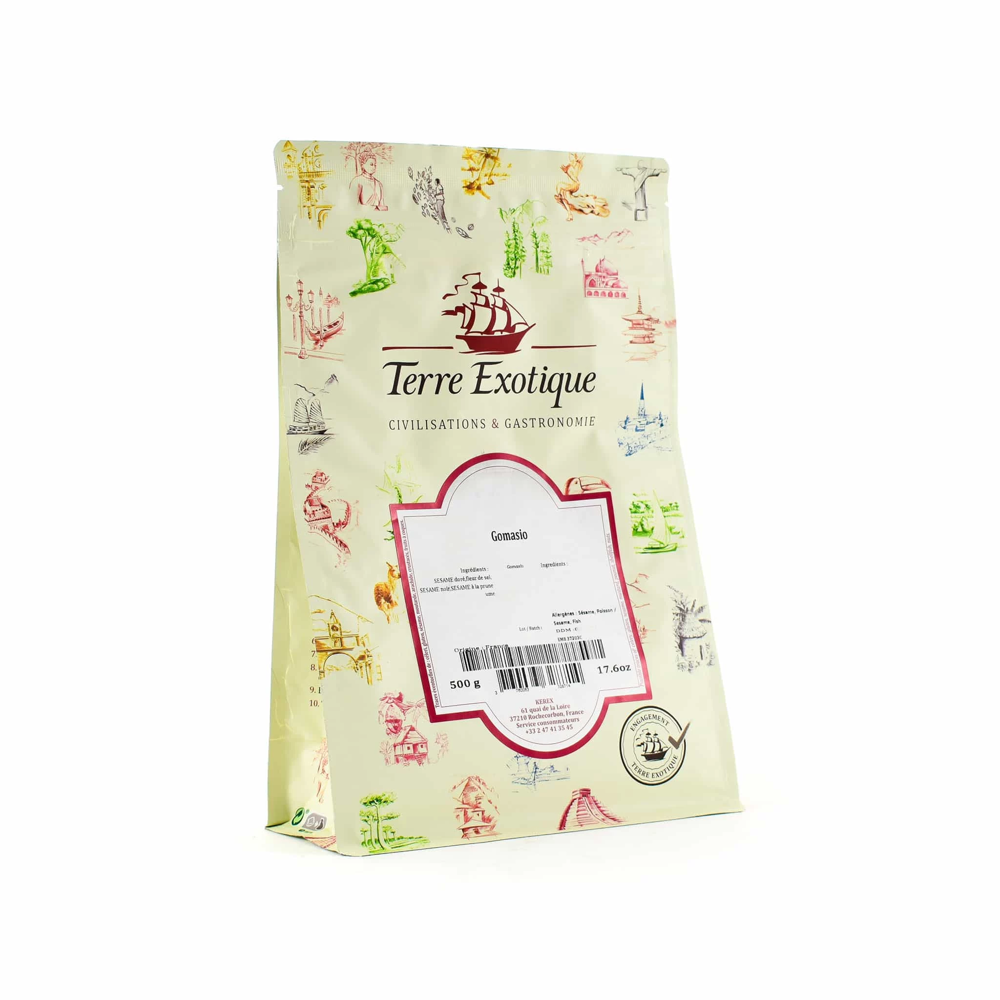 Zutaten Terre Exotique Gomasio 500g 1 Zutaten Terre Exotique Gomasio 500g