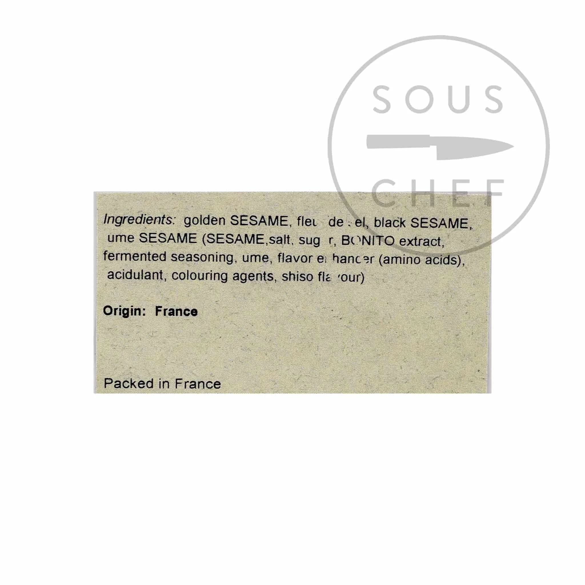 Zutaten Terre Exotique Gomasio 500g 2 Zutaten Terre Exotique Gomasio 500g – Bild 2