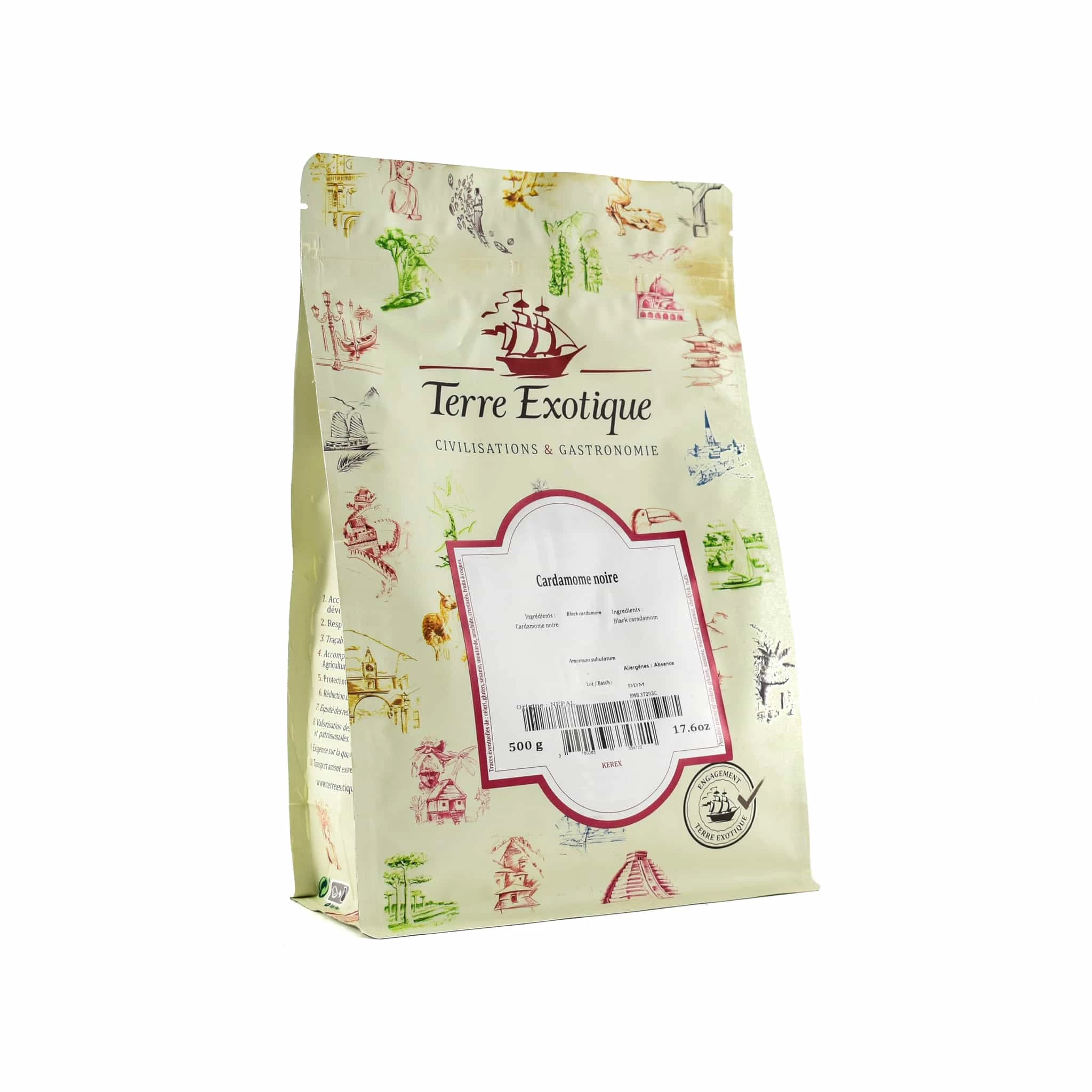 Terre Exotique Black Cardamom 500g 1 Terre Exotique Black Cardamom 500g