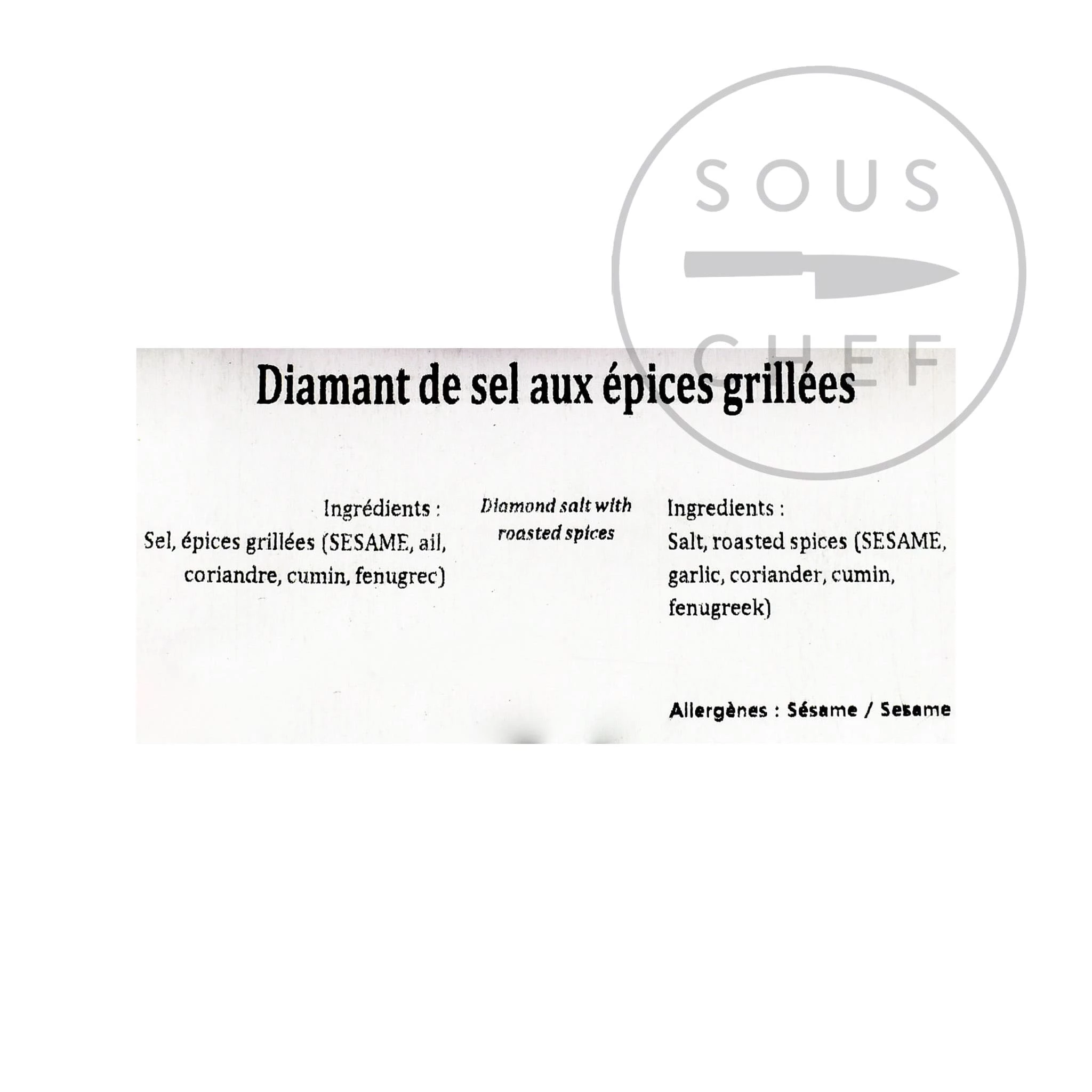 Zutaten Terre Exotique Diamantsalz Mit Gerösteten Gewürzen 1kg 3 Zutaten Terre Exotique Diamantsalz Mit Gerösteten Gewürzen 1kg – Bild 3