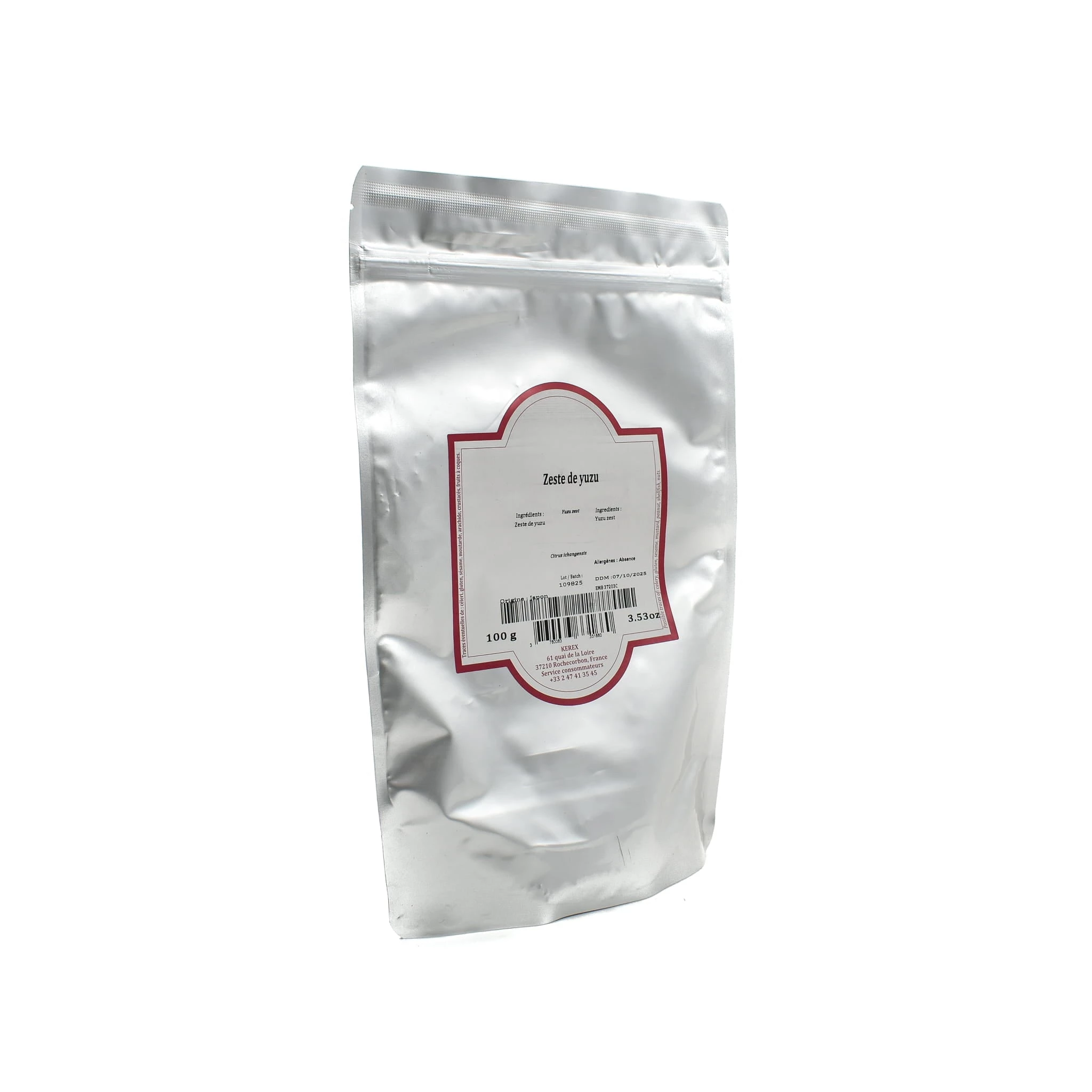 Zutaten Terre Exotique Yuzu Zest 100g 1 Zutaten Terre Exotique Yuzu Zest 100g