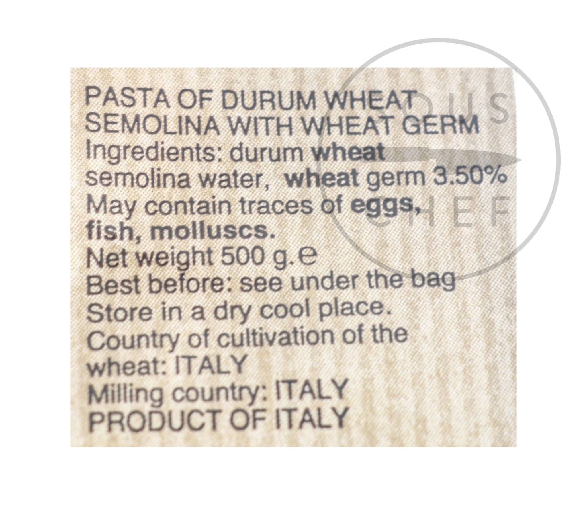 Morelli Strozzapreti 500g Zutaten 3 Morelli Strozzapreti 500g Zutaten – Bild 3