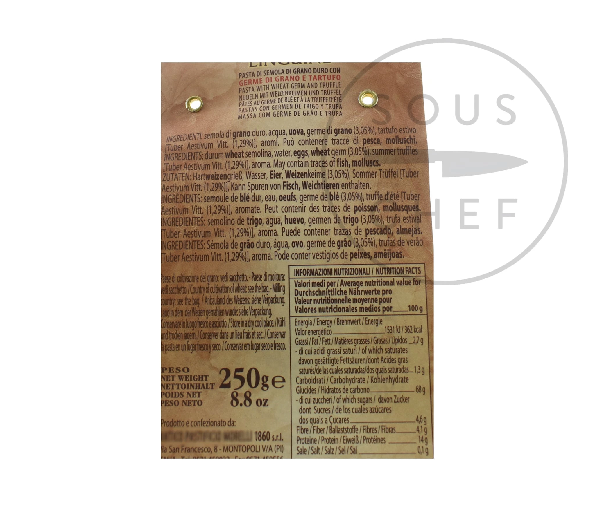 Morelli Trüffel Linguin 250g 2 Morelli Trüffel Linguin 250g – Bild 2