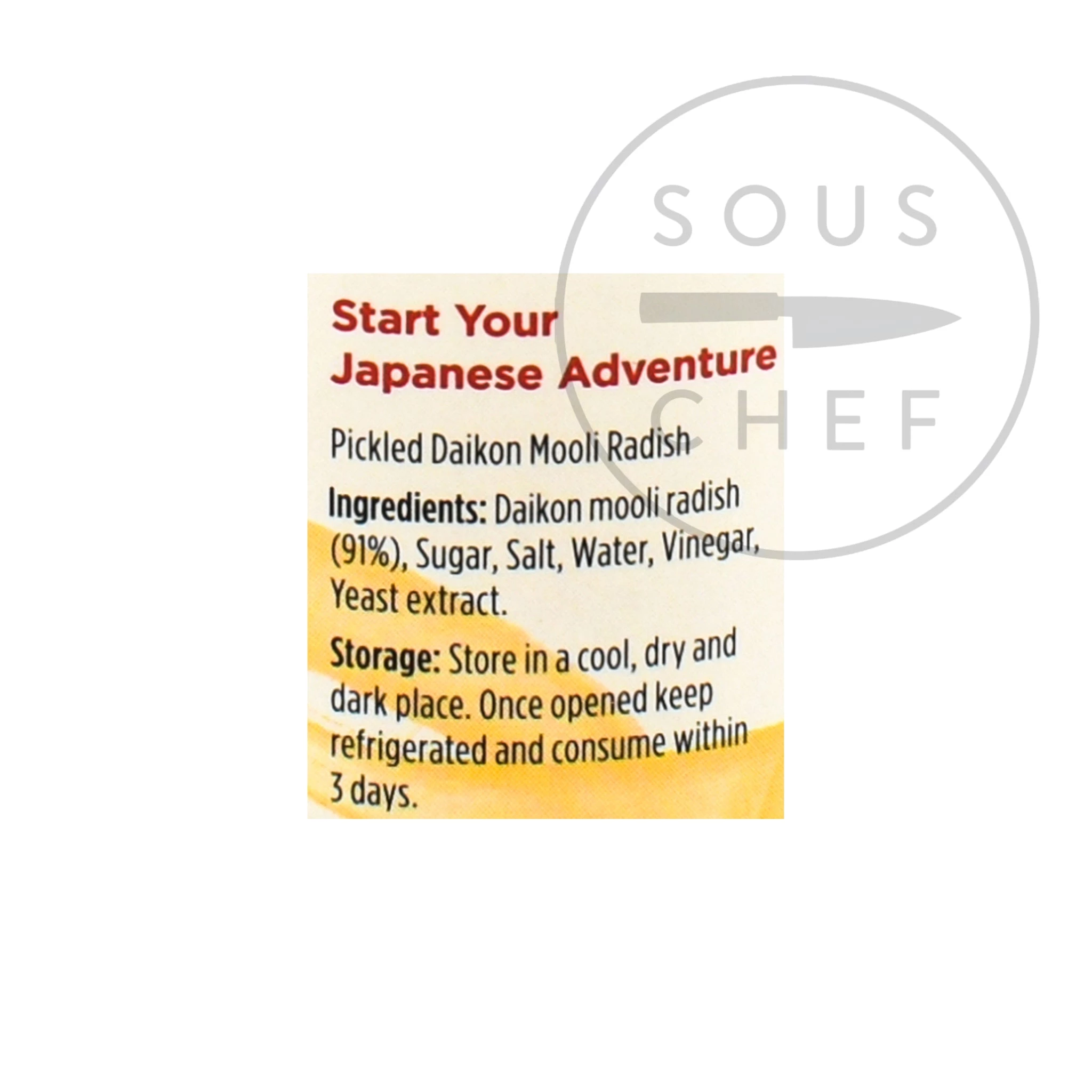 Yutaka Zutaten Takuan Pickled Radish 110g 2 Yutaka Zutaten Takuan Pickled Radish 110g – Bild 2