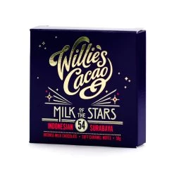 Willie's Cacao Milch Der Sterne 54% Milch Schokolade 50g Zutaten