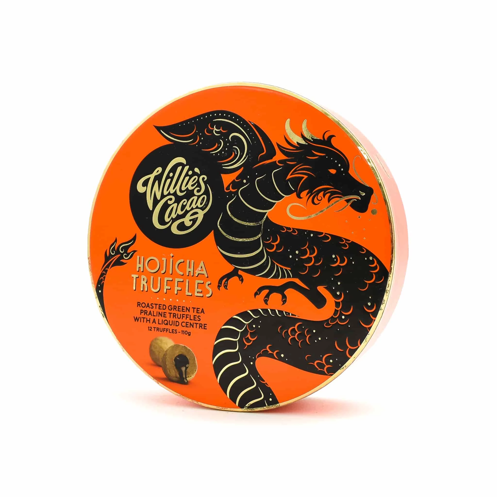 Willie's Cacao Liquid Centre Hojicha Trüffel 110g Zutaten 1 Willie's Cacao Liquid Centre Hojicha Trüffel 110g Zutaten