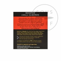 Zaytoun Geröstete Chili Mandeln 140g Zutaten -Deutschland Küchenwaren Verkäufe ZA0011 ZaytounRoastedChilliAlmonds140g nutrition 2