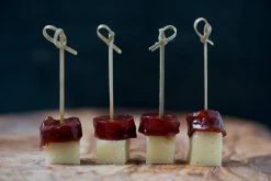 Sous Chef Sous Küchenchef Geschirr Bambus Schleifen Spieß 9cm 8 Sous Chef Sous Küchenchef Geschirr Bambus Schleifen Spieß 9cm -Deutschland Küchenwaren Verkäufe bamboo looped skewer pintxos manchego chorizo